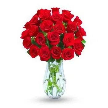 Islanda Fiorista online - Rosso romantico Mazzo