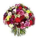 Garhoud flowers  -  Bouquet with Carnations and Red Roses Flower Bouquet/Arrangement