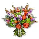 United Arab Emirates flowers  -  Bouquet with Orange Roses and Green Hydrangea Flower Bouquet/Arrangement