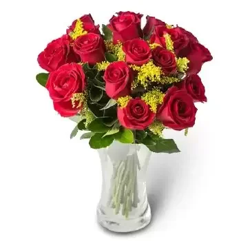 Fortaleza rože- Praznovanje z rdečimi vrtnicami Cvet Dostava