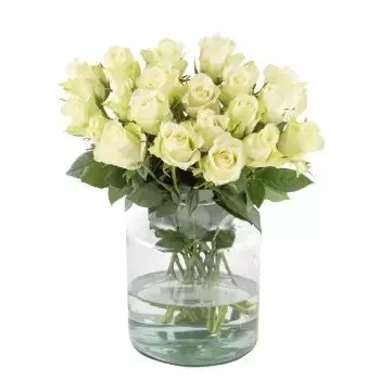 Abenheim Blumen Florist- Weiße Unschuld Blumen Lieferung