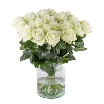 flores Dusseldorf floristeria -  Blanco real II Ramos de  con entrega a domicilio