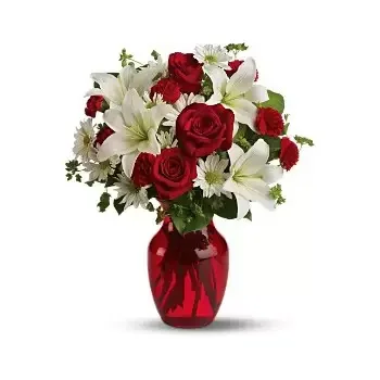 צ'וסאן-דונג פרחים- ציפור אהבה פרח משלוח