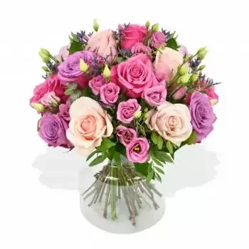קוט דיג'י פרחים- אה, רוז מושלם פרח משלוח
