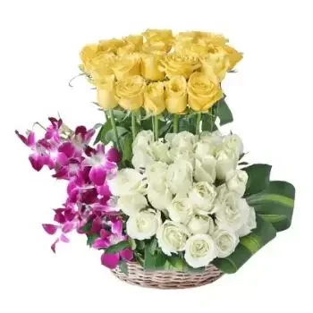Saudi-Arabia Online kukkakauppias - Aurinkoinen kori Kimppu