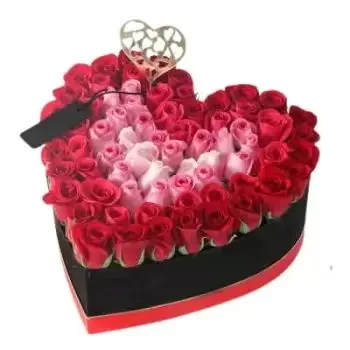 Dhahran kukat- Rakkauden sydän Kukka Toimitus