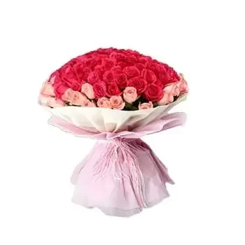 דמאם חנות פרחים באינטרנט - אהבה טהורה זר פרחים