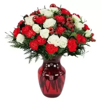 Jeddah cvijeća- Božićno iznenađenje Cvijet Isporuke