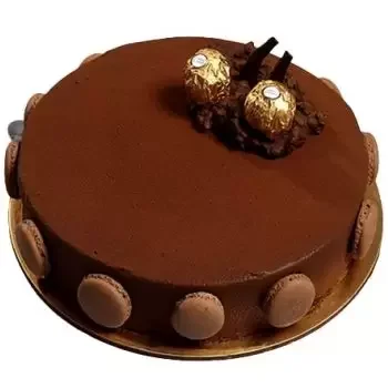 Riyadh Online blomsterbutikk - Kake med Ferrero Rocher Bukett