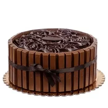 Jeddah kvety- Čokoládový koláč Kitkat Kvet Doručenie