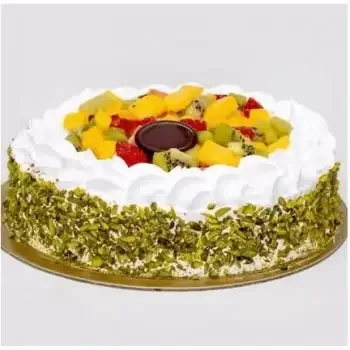 Dżudda kwiaty- Ciasto owocowe Kwiat Dostawy