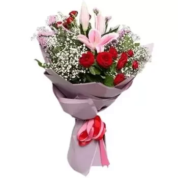 Aseer - Asir flori- Trandafiri și crini uimitori Floare Livrare