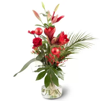 Bottelare Blumen Florist- Weihnachtsstimmung Blumen Lieferung