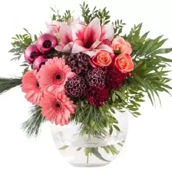 Nurnberg kwiaty- Fantazyjne Boże Narodzenie Bukiet ikiebana