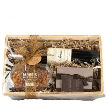 Luxembourg flowers  -  Wine & Chocolats Baskets Delivery