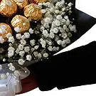 Kaloleni kwiaty- Bukiet czekoladowy Ferrero Rocher Bukiet ikiebana
