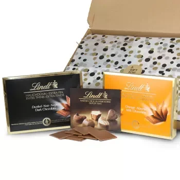 Genova online Blomsterhandler - Lindt Chokolade Buket