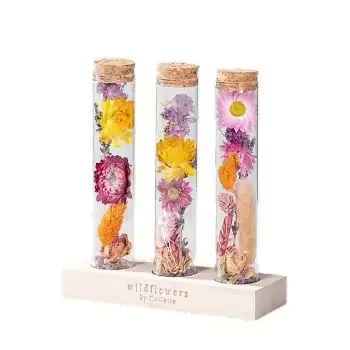 بائع زهور أفيرز- زجاجة الرسائل زهرة التسليم