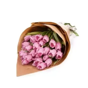 بائع زهور باكاو- الصقيل الوردي زهرة التسليم