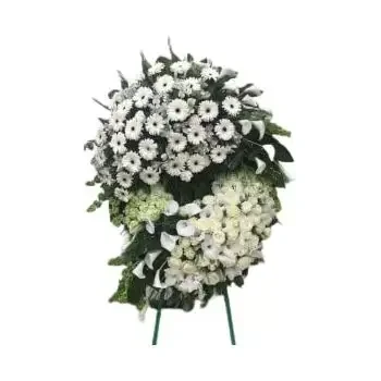 Örményország-virágok- Koszorú vegyes fehér Virág Szállítás