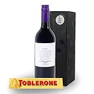 Witschdorf Blumen Florist- Rotwein Geschenkset Bouquet/Blumenschmuck