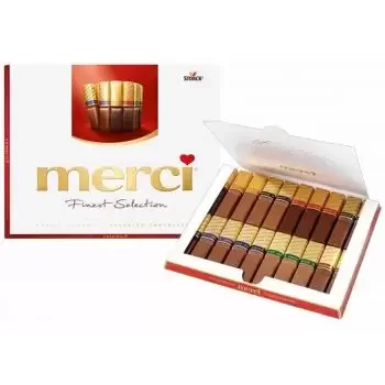 France flowers  -  Merci Chocolates