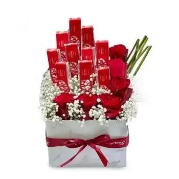 fiorista fiori di Arabia Saudita- Gli amanti del kit Kat Bouquet floreale