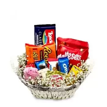 Riyad Fleuriste en ligne - Chocolats & Biscuits Bouquet