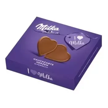 Aichedt blomster- Milka Tender Hearts Blomst Levering