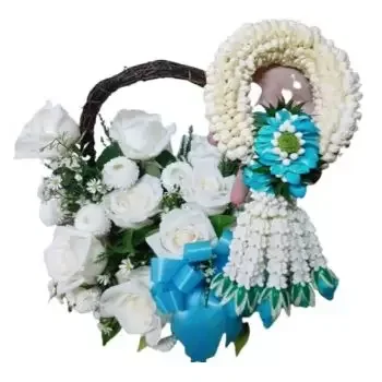 Bo Luang květiny- Květinový košík pro maminku Květ Dodávka