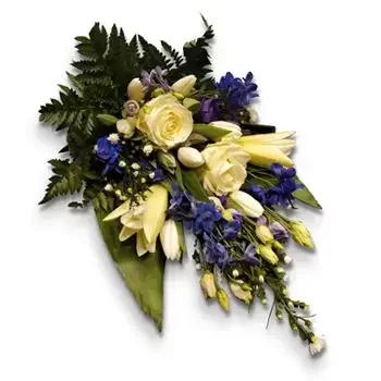 Дания цветя- Погребален букет Multi Shade
