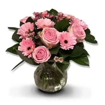 flores Bjervamoen floristeria -  rubor rosa Ramos de  con entrega a domicilio
