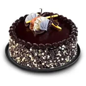 Řím květiny- Okouzlující čokoládový dort Květ Dodávka