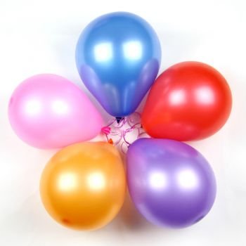Baku online Blomsterhandler - 5 blandede balloner (ingen helium) Buket