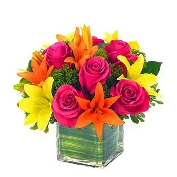 צ'און-דונג פרחים- תכשיטים ואבני חן פרח משלוח