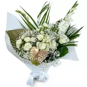 Mauricijus cvijeća- Žalosni pogrebni buket Cvijet Isporuke