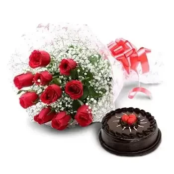 Nusa Dua Florarie online - Ciorchine de trandafiri Buchet