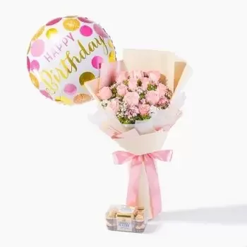 Batam flowers  -  Sweet Blush Flower Delivery