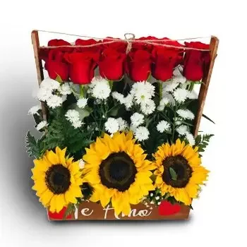 Santa Rita kwiaty- Klasyczny czerwony Kwiat Dostawy