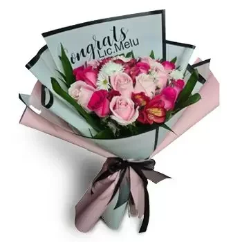fiorista fiori di Monjarás- Serenità rosa Fiore Consegna