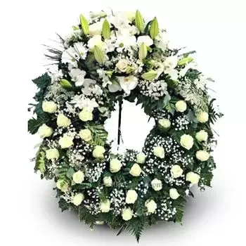 Honduras online Florist - Farewell Crown of Roses Bouquet