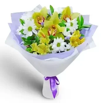 flores Barkacevo floristeria -  Flores en tonos verdes Ramos de  con entrega a domicilio