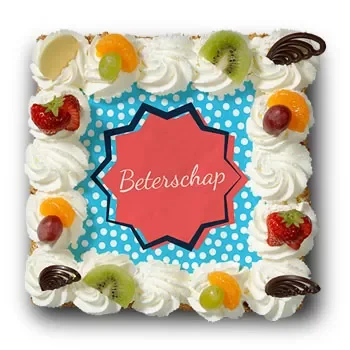 Almere-virágok- Tejszínhab torta 
