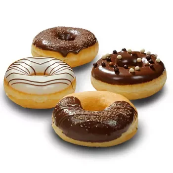 Roterdã Florista online - Donuts 'Chocolate' Buquê