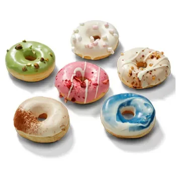 Rotterdam online bloemist - Donuts 'gefeliciteerd' Boeket