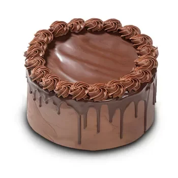 Гронинген онлайн магазин за цветя - шоколадова торта Букет
