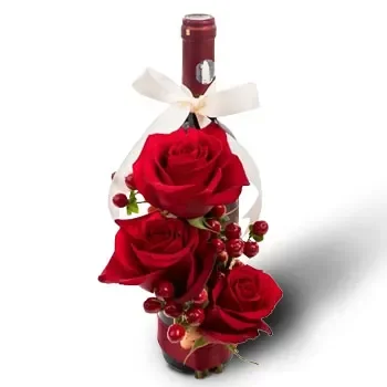 flores Balgarka floristeria -  Vino de Burdeos Ramos de  con entrega a domicilio