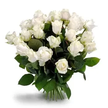fleuriste fleurs de Sofia- Blanc frais Fleur Livraison
