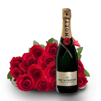 Johannesburg Fleuriste en ligne - Amateur de champagne Bouquet