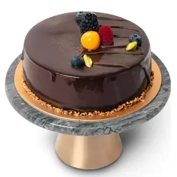 Singapur Online cvjećar - Ukusna torta od tamne čokolade Buket